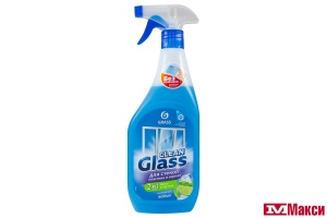 БХ: ОЧИСТИТЕЛЬ СТЕКОЛ "CLEAN GLASS" 600МЛ (GRASS,АРТ.125241,125247) В АССОРТ.(голубая лагуна)