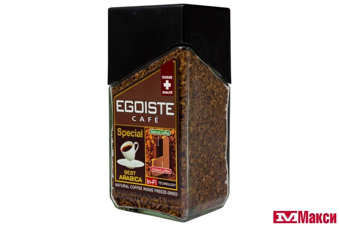 кофе растворимый сублимированный "egoiste" special 100гр ст/б (хорс)