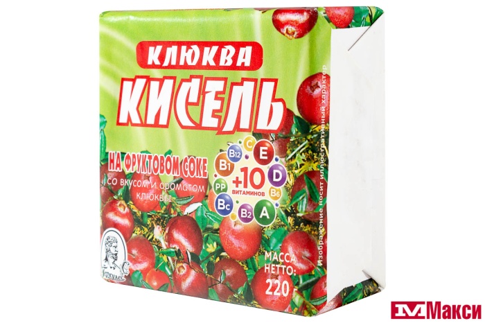 КИСЕЛЬ "ГЕРКУЛЕС" 220Г(клюква)