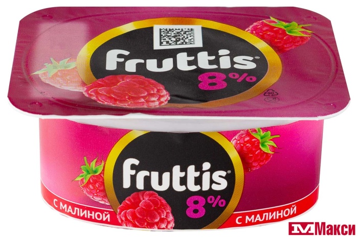 ПРОДУКТ ЙОГУРТНЫЙ "ФРУТТИС" СУПЕР ЭКСТРА 8% 115Г (CAMPINA) (БЗМЖ)(малина; ананас-дыня)