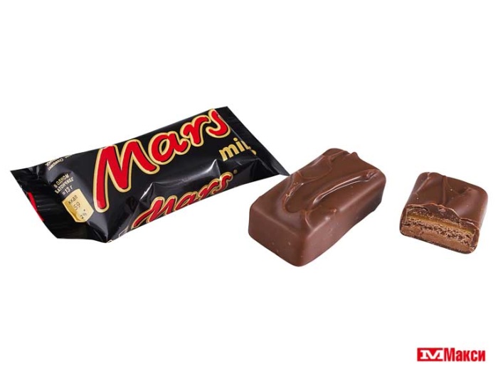 шоколадные конфеты "mars" minis (марс)