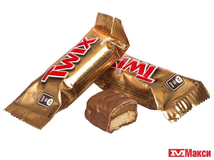 шоколадные конфеты "twix" минис (марс)