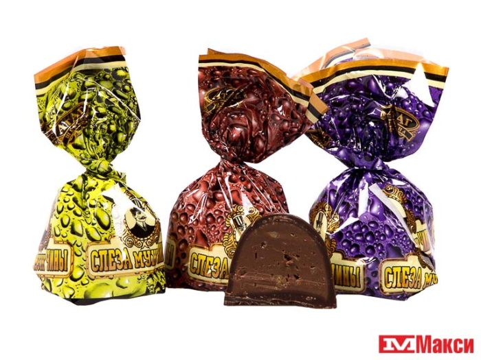 шоколадные конфеты "слеза мужчины" (шексна)