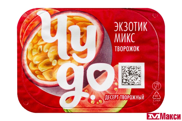 ДЕСЕРТ ТВОРОЖНЫЙ "ЧУДО" 4-4,3% 100Г (ВБД) (БЗМЖ)(экзотик микс)