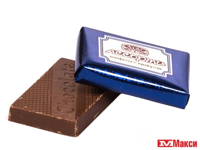 шоколадные конфеты "ассорти" голограмма (шексна)