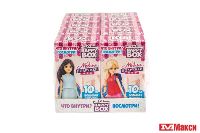 КАРАМЕЛЬ "HAPPY BOX" МОДНЫЕ ПОДРУЖКИ 18Г (ЭВРИКА)