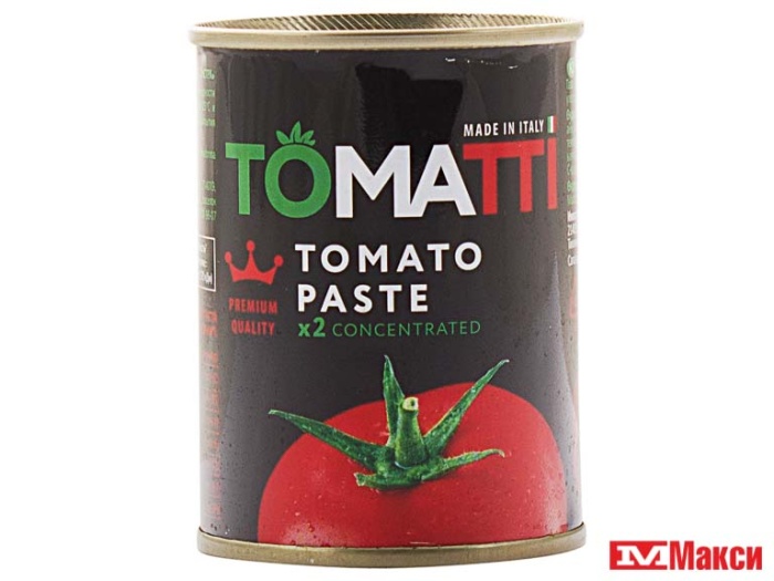 томатная паста "томатти" 140гр ж/б с ключом