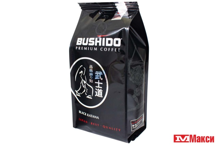 кофе молотый "bushido" black katana 227г пакет (нидерланды) (хорс)