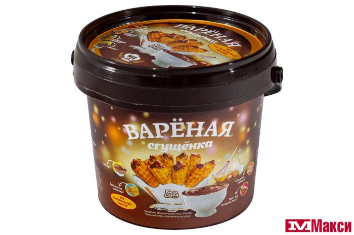 ПРОДУКТ МОЛОКОСОДЕРЖАЩИЙ СГУЩЕНЫЙ "БЕЛА СЛАДА" СГУЩЕНКА ВАРЕНАЯ 400Г ВЕДРО (БЕЛГОРОД)