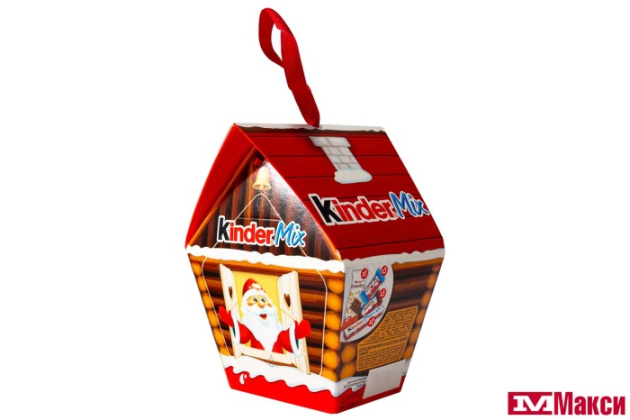 НГ: НОВОГ.ПОДАРОК (FERRERO) "КИНДЕР МИКС" КОРМУШКА ДЛЯ ПТИЦ 99,7Г