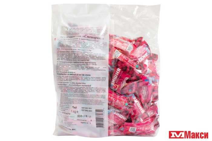 конфеты "смешарики" с экстрактом вишни и вишневым соком 1кг (свитлайф)