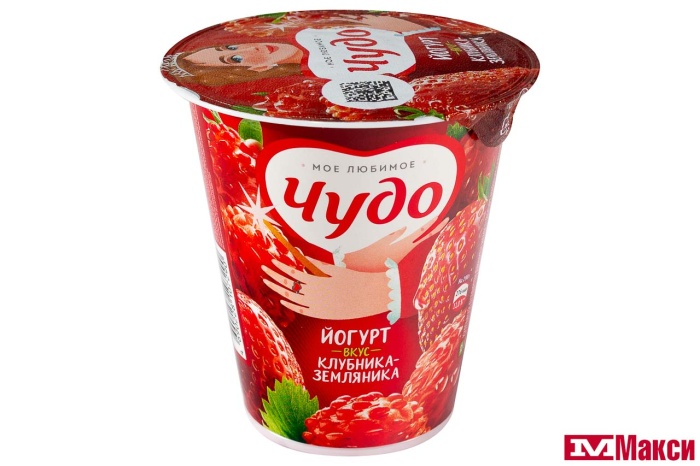 ЙОГУРТ "ЧУДО" ФРУКТОВЫЙ 2% 290Г (ВБД) (БЗМЖ)(клубника-земляника)