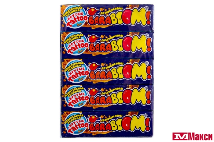 ЖЕВАТЕЛЬНАЯ РЕЗИНКА АССОРТИ 28Г (BARABOOM)