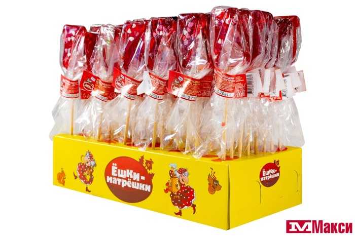 КАРАМЕЛЬ НА ПАЛОЧКЕ "ВАЛЕНОК" 15Г (ЁШКИ-МАТРЁШКИ)