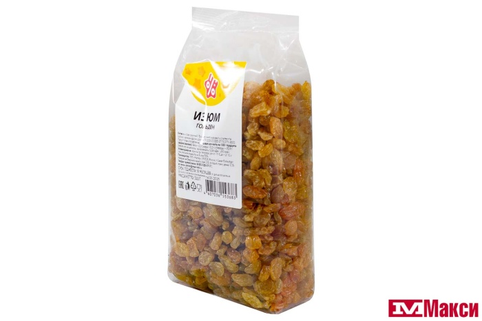 ФРУКТЫ СУШЕНЫЕ ИЗЮМ ГОЛЬДЕН 500Г (СТМ)