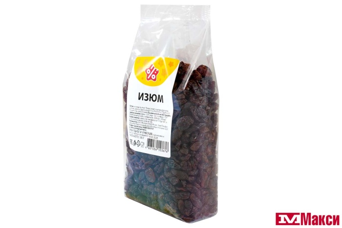 ФРУКТЫ СУШЕНЫЕ ИЗЮМ 500Г (СТМ)