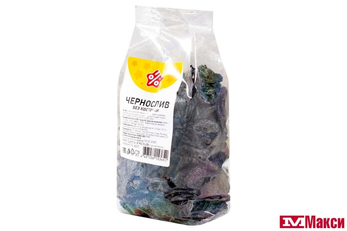 ФРУКТЫ СУШЕНЫЕ ЧЕРНОСЛИВ БЕЗ КОСТОЧКИ 500Г (СТМ)
