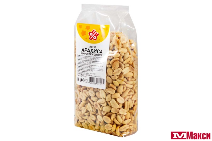 АРАХИС ЖАРЕНЫЙ СОЛЕНЫЙ 500Г (СТМ)