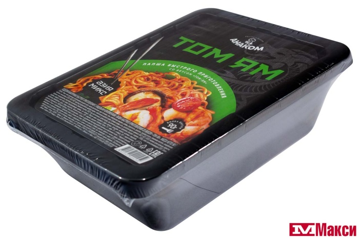 ЛАПША БЫСТРОГО ПРИГОТОВЛЕНИЯ "АЗИЯ МИКС" СО ВКУСОМ ТОМ ЯМ 90Г (АНАКОМ)