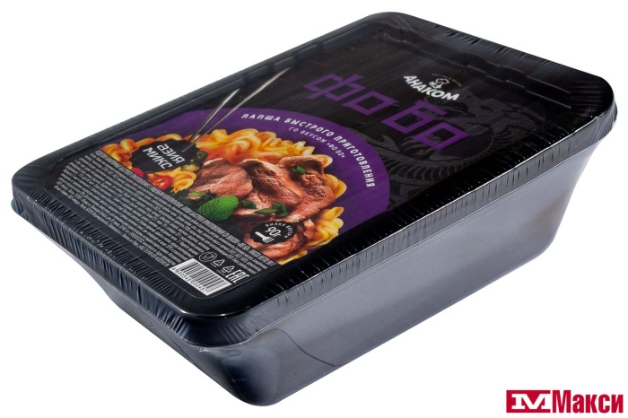 ЛАПША БЫСТРОГО ПРИГОТОВЛЕНИЯ "АЗИЯ МИКС" СО ВКУСОМ ФО БО 90Г (АНАКОМ)