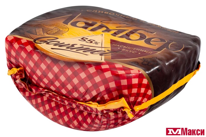 СЫР "ЛАМБЕР" ГУРМЭ 55% ПОЛУСФЕРА (ВБД) (БЗМЖ)[средн вес 1]