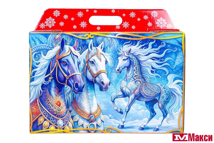 НОВОГОДНИЙ ПОДАРОК "НОВОГОДНИЙ ЗАБЕГ" КАРТОН 1000Г (МАКСИ)