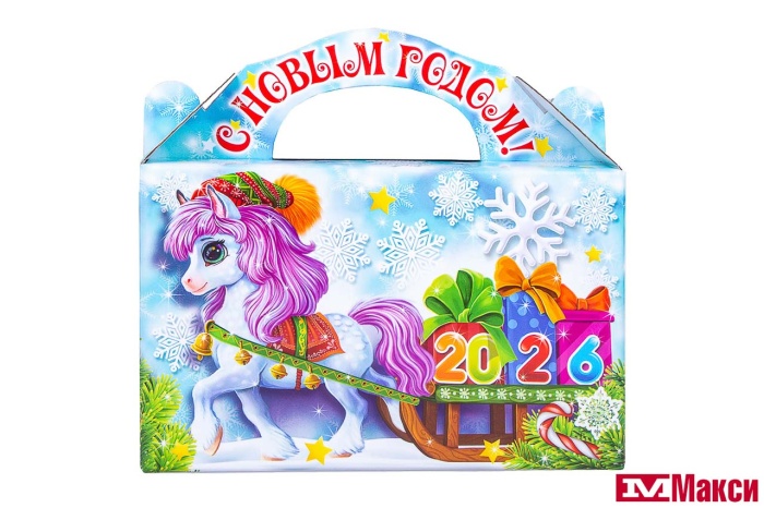 НОВОГОДНИЙ ПОДАРОК "САНОЧКИ" КАРТОН 500Г (МАКСИ)