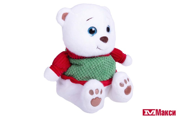 НОВОГОДНИЙ ПОДАРОК "МИШКА МАЙК" ТЕКСТИЛЬ 600Г (МАКСИ)