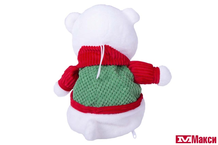 НОВОГОДНИЙ ПОДАРОК "МИШКА МАЙК" ТЕКСТИЛЬ 600Г (МАКСИ)