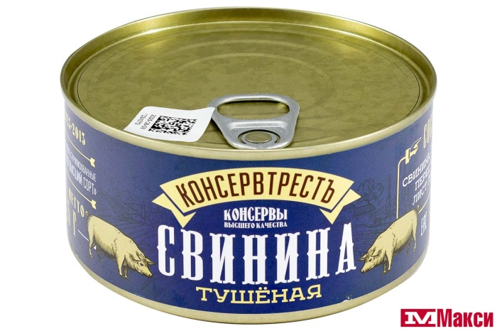 СВИНИНА ТУШЕНАЯ ГОСТ 325Г Ж/Б