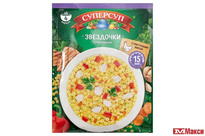 СУП "СУПЕРСУП" АССОРТИ 35ШТ (РУССКИЙ ПРОДУКТ)