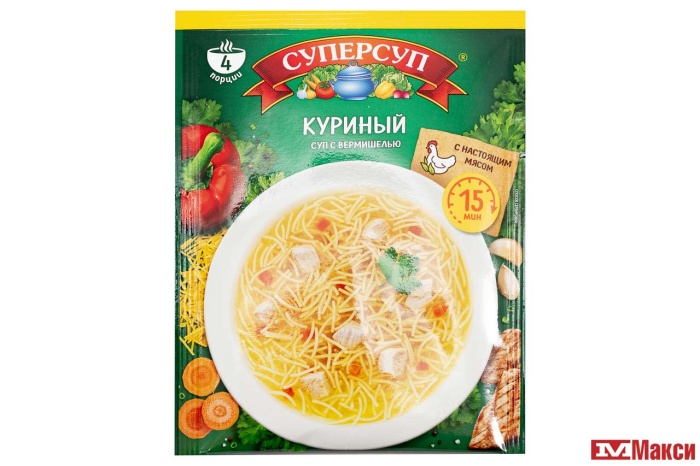 СУП "СУПЕРСУП" АССОРТИ 35ШТ (РУССКИЙ ПРОДУКТ)