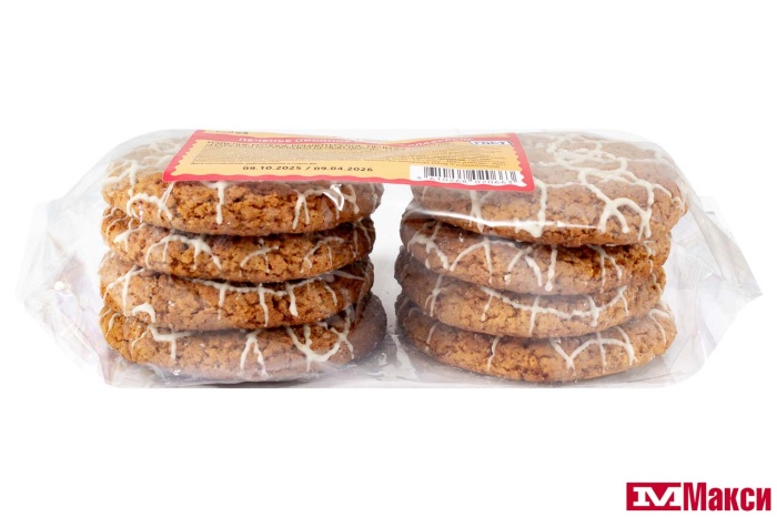 ПЕЧЕНЬЕ "ЦАРСКАЯ КОЛЛЕКЦИЯ" БЕЛЫЙ ДЕКОР ОВСЯНОЕ 340Г (ВОЛОГЖАНКА)