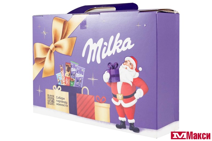 НОВОГОДНИЙ ПОДАРОК "МИЛКА" БОЛЬШОЙ ЗИМНИЙ МИКС 388Г (МОН'ДЭЛИС РУСЬ)