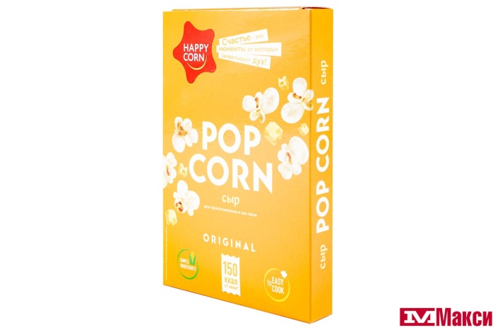 ПОПКОРН ДЛЯ СВЧ "HAPPY CORN" СЫРНЫЙ 100Г