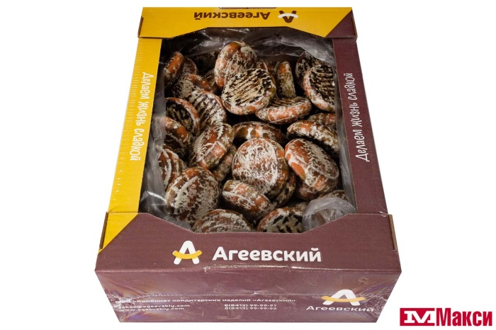 ПРЯНИКИ "КОНТРАСТ С АРОМАТОМ ЯБЛОКА И АПЕЛЬСИНА" (АГЕЕВСКИЙ)