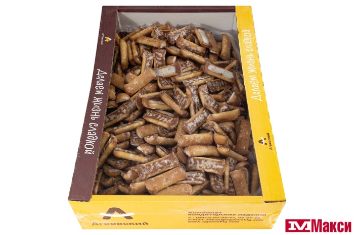 ПРЯНИКИ "АГЕЕВСКИЕ ПОДУШЕЧКИ С НАЧИНКОЙ ВКУС ЛИМОНА" (АГЕЕВСКИЙ)