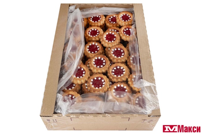 ПЕЧЕНЬЕ "ЗАДУМКА" КРЕМ КЛУБНИКА СО СЛИВКАМИ (ДЫМКА)