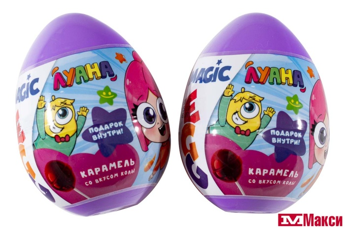 ЯЙЦО "KIDSBOX" ЛУАНА ДЕСЕРТ С ПОДАРКОМ 20Г (КОНФИТРЕЙД) 