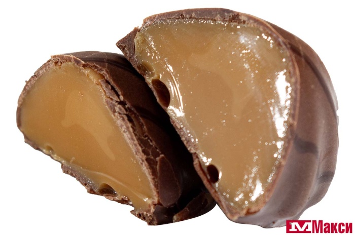 КОНФЕТЫ ГЛАЗИРОВАННЫЕ "НЯМИК" MEGA С ВАРЕНОЙ СГУЩЕНКОЙ 1КГ (АККОНД)