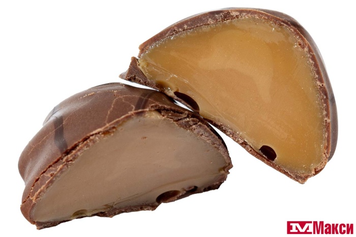 КОНФЕТЫ ГЛАЗИРОВАННЫЕ "НЯМИК" MEGA С ВАРЕНОЙ СГУЩЕНКОЙ 1КГ (АККОНД)