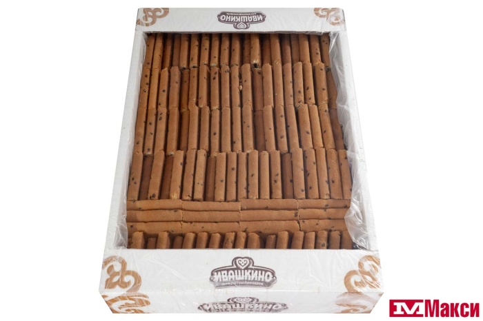 ПЕЧЕНЬЕ С ЧЕРНОЙ СМОРОДИНОЙ И ЛЬНОМ (ИВАШКИНО)