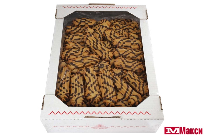 ПЕЧЕНЬЕ ПЕСОЧНОЕ В ШОКОЛАДНОЙ ГЛАЗУРИ (ВОЛОГЖАНКА)