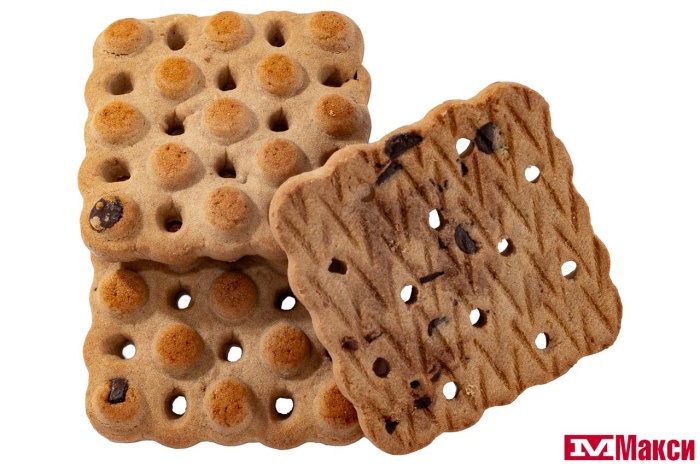 ПЕЧЕНЬЕ "ДЫРКИ-ПУПЫРКИ" С КУСОЧКАМИ ШОКОЛАДА (ДЫМКА)