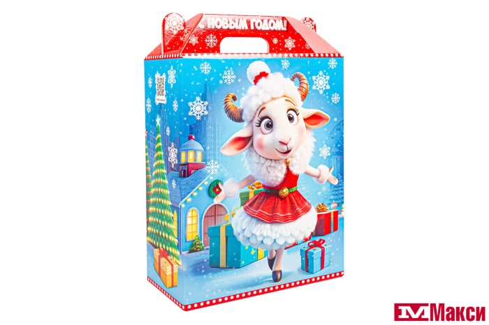 НОВОГОДНИЙ ПОДАРОК "ЧУДО-ДУЭТ" КАРТОН 700Г (МАКСИ)