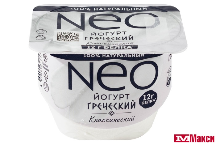 ЙОГУРТ "NEO" ГРЕЧЕСКИЙ КЛАССИЧЕСКИЙ 2% 145Г (ВИММ-БИЛЛЬ-ДАНН) (БЗМЖ)