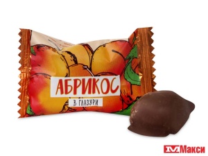 ШОК.КОНФ. (В.НОВГОРОД) "АБРИКОС" В ГЛАЗУРИ