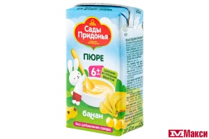 ПЮРЕ "САДЫ ПРИДОНЬЯ" ФРУКТОВОЕ 125Г (САДЫ ПРИДОНЬЯ)(банан)