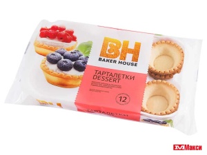 тарталетки "baker house" в ассортименте 160-180гр (раменский кк)(десертные)