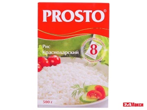 крупа рис краснодарский круглозерный "prosto" 500гр варочные пакеты (ангстрем)